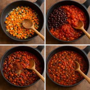 ingredients for one-pot vegetarian chili
