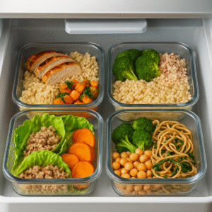 simple and fast meal prep for fitness and weight loss