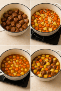 one-pot beef and potatoes