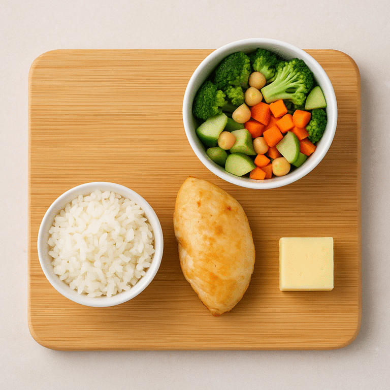 visual guide to measuring single food portions